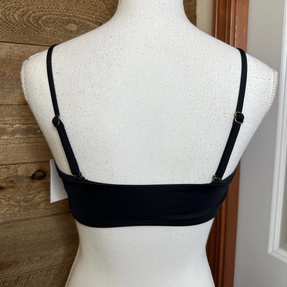 Andie Swim The Rio Top Removeable straps Black Size Medium NWT - Picture 7 of 12